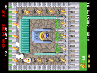 Namco Museum Encore (PlayStation) screenshot: Rompers - Arcade mode