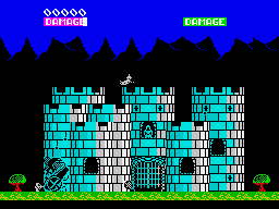 Ramparts (ZX Spectrum) screenshot: Game start