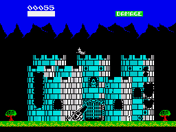 Ramparts (ZX Spectrum) screenshot: Dead