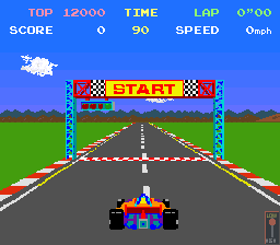 Pole Position (Arcade) screenshot: Game start