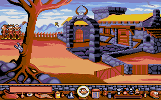 Gobliiins (Atari ST) screenshot: First level