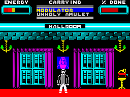 Skyscraper of Doom (ZX Spectrum) screenshot: Ballroom