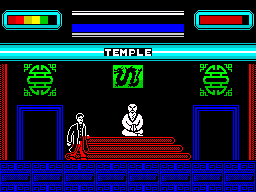 Streets of Doom (ZX Spectrum) screenshot: Temple