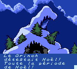 The Grinch (Game Boy Color) screenshot: Le Grinch détestait Noël.