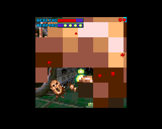 Gloom (Amiga CD32) screenshot: Ow, my face!