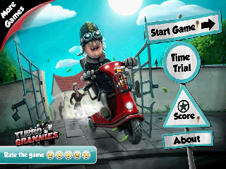 Turbo Grannies (Android) screenshot: Main menu