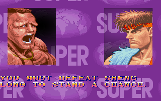 Super Street Fighter II Turbo (Amiga CD32) screenshot: Ok, now that didn't work out.