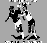 Screenshot of Sensible Soccer: European Champions (Game Boy, 1993 ...