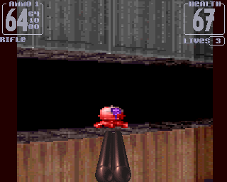 Fears (Amiga CD32) screenshot: Taking them out over a long distance.