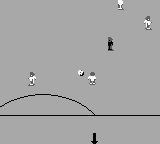 Screenshot of Sensible Soccer: European Champions (Game Boy, 1993 ...