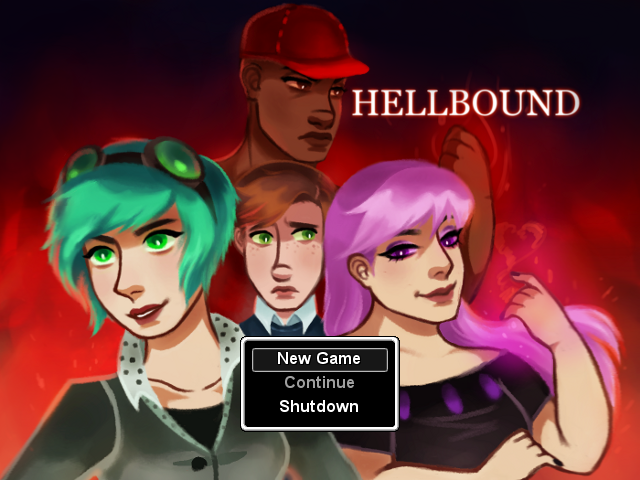 Hellbound (Windows) screenshot: Title screen