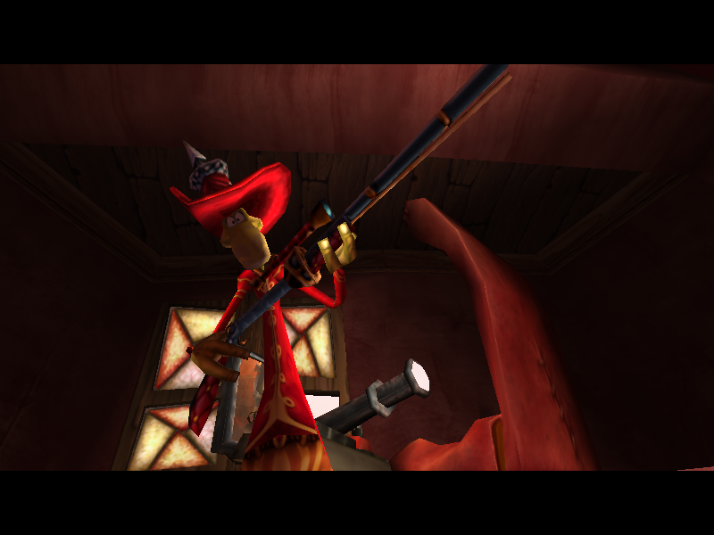 Rayman 3: Hoodlum Havoc (Windows) screenshot: Razoff, the second boss in this area