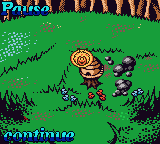 Maya the Bee: Garden Adventures (Game Boy Color) screenshot: Pause screen