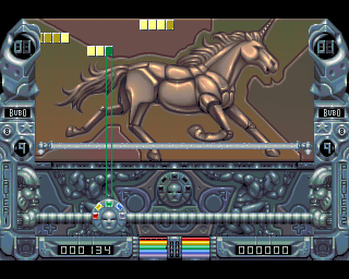 Vital Light (Amiga CD32) screenshot: Beginning of the first level.