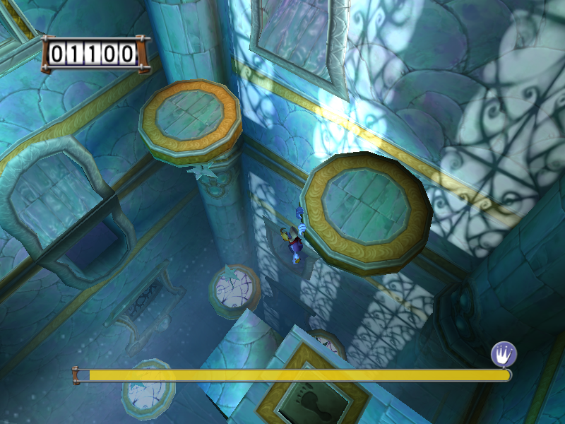 Rayman 3: Hoodlum Havoc (Windows) screenshot: A mirror room