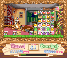 Screenshot of Araiguma Rascal (SNES, 1994) - MobyGames