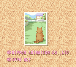 Araiguma Rascal (SNES) screenshot: One of the ending images.