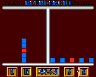 Gamers' Delight (Amiga CD32) screenshot: Roundabout: Level 1.