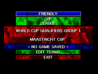 Championship Soccer '94 (SEGA CD) screenshot: Time for a cup