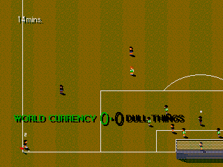 Championship Soccer '94 (SEGA CD) screenshot: Let's face it, no other game could offer such incredible matchups