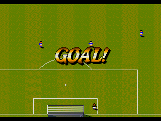 Championship Soccer '94 (SEGA CD) screenshot: It's a goal!