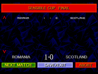 Championship Soccer '94 (SEGA CD) screenshot: The results