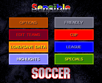 Sensible Soccer: European Champions (Amiga) screenshot: Game options