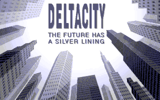 RoboCop 3 (Amiga) screenshot: Delta City, future starts here
