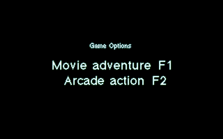 RoboCop 3 (Amiga) screenshot: Game mode selection