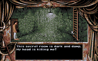 Dark Seed (Amiga CD32) screenshot: A-ha! I imagined something more spectacular in here.