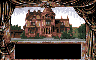Dark Seed (Amiga CD32) screenshot: My mansion from the outside.