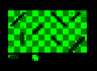 Bonzo! (Commodore PET/CBM) screenshot: Almost at the end...