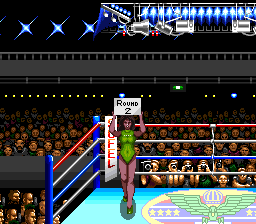 TKO Super Championship Boxing (SNES) screenshot: Round 2