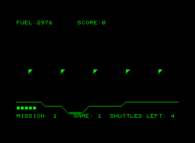 Rescue! (Commodore PET/CBM) screenshot: Start of game
