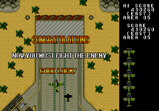 Twin Hawk (Genesis) screenshot: Em, does that mean if have fought friends and neutrals in all previous stages?