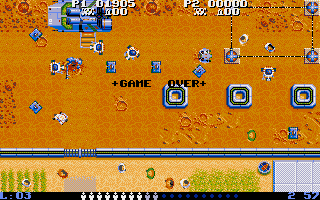 Rebellion (Amiga) screenshot: Game over