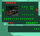 Carmageddon (Game Boy Color) screenshot: You only have 1 car to start off with