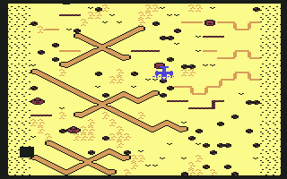 Airborne Ranger (Commodore 64) screenshot: Time to jump off the plane