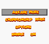 Ready 2 Rumble Boxing (Game Boy Color) screenshot: Main menu.