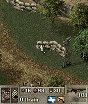 Pathway to Glory (N-Gage) screenshot: Anything can be used to get a better cover.