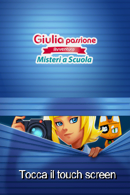 Imagine: Detective (Nintendo DS) screenshot: Italian title screen
