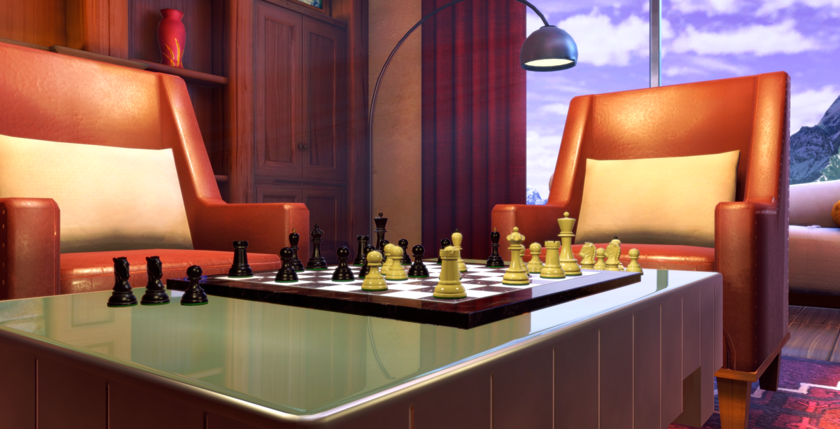 Magic Table Chess (Windows) screenshot: Pretty pieces.