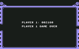 Wizard of Id's WizMath (Commodore 64) screenshot: ...but I lost all my lives. Game over.