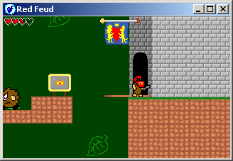Red Feud (Windows) screenshot: Not exactly the key to the lock, but close enough.