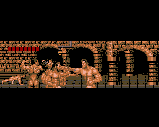 Red Heat (Amiga) screenshot: Power punch.