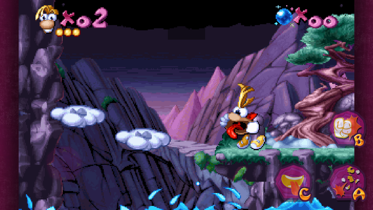 Rayman (Android) screenshot: Rayman's idle animation