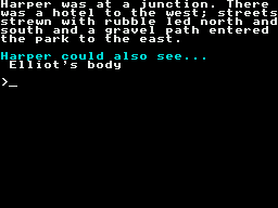 Rigel's Revenge (ZX Spectrum) screenshot: On the route