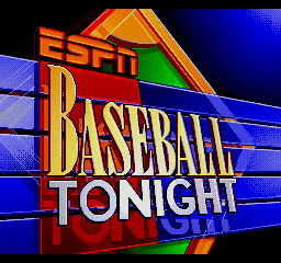 ESPN Baseball Tonight (SEGA CD) screenshot: Title screen