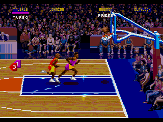 NBA Jam (SEGA CD) screenshot: Game on