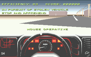 RoboCop 3 (Atari ST) screenshot: Starting the driving